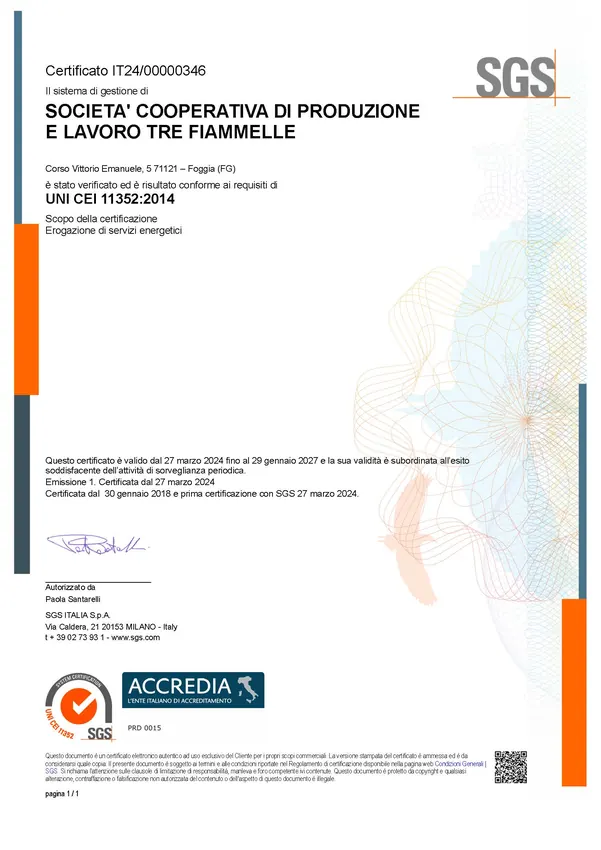 Anteprima UNI CEI 11352 · E.S.Co.