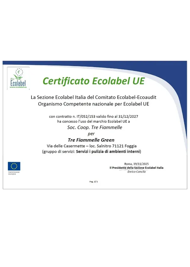 Anteprima Ecolabel UE